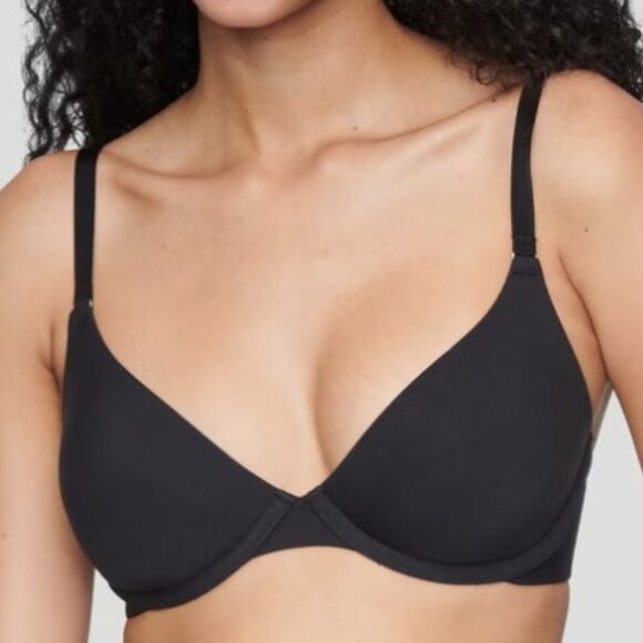 CUUP Other - CUUP Women's 38D Black Smooth T Shirt Bra Everyday Comfort Adjustable Straps